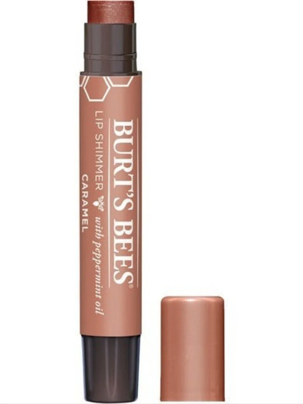Burts bees caramel lip shimmer 0.9 oz New